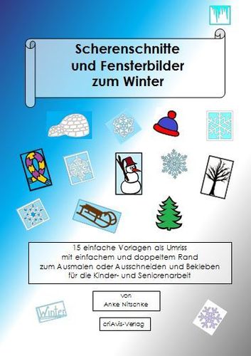 Scherenschnitte und Fensterbilder zum Winter - Buch