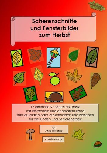 Scherenschnitte und Fensterbilder zum Herbst - Buch-M